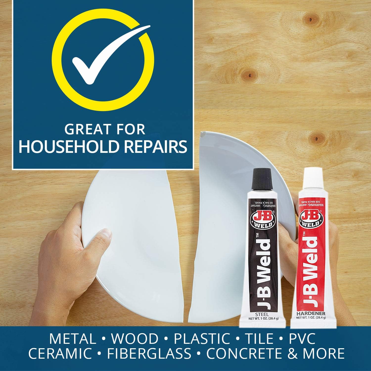 J-B Weld 8265S Original Cold-Weld Steel Reinforced Epoxy - 2 oz.: Automotive