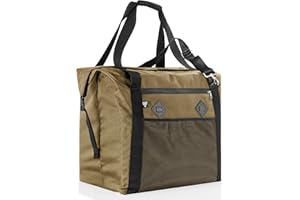 Xtreme Sight Line ~ G CUBƎ 100 Faraday Bag for Medium to Large Generators and Electronics ~ Protects Against EMP/CME/EMF/RF ~ Diamond Form Farday Lined Interior ~ Coyote Brown