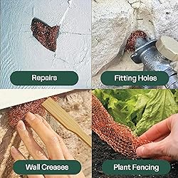 Raytrends Pack of 2 Copper Mesh Rodent Control