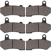 Front and Rear Brake Pads for Harley Davidson Road Glide 2008-2023 Road King 2008-2023 Street Glide 2008-2023 FLHTCU Ultra Classic Electra Glide 2008-2023 V-Rod Night Rod Special