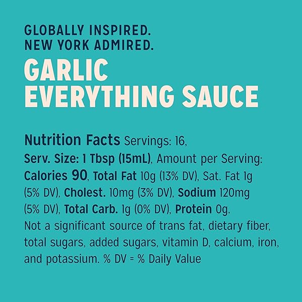 SIR KENSINGTON’S EVERYTHING SAUCE GARLIC DRESSING DIP AND DRIZZLE KETO DIET & PALEO DIET CERTIFIED DAIRY FREE GLUTEN FREE NON- GMO PROJECT VERIFIED SHELF-STABLE 8.3 OZ