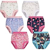 BIG ELEPHANT 6-Pack Potty Training Pants – 100% Cotton Absorbent Toddler Underwear for Boys and Girls (12M-10Y)