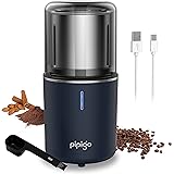Cordless Coffee Grinder Electric Coffee Bean Grinder USB-C Rechargeable Electric Coffee Grinder with Removable Stainless Stee