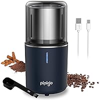 Cordless Coffee Grinder Electric Coffee Bean Grinder USB-C Rechargeable Electric Coffee Grinder with Removable Stainless…