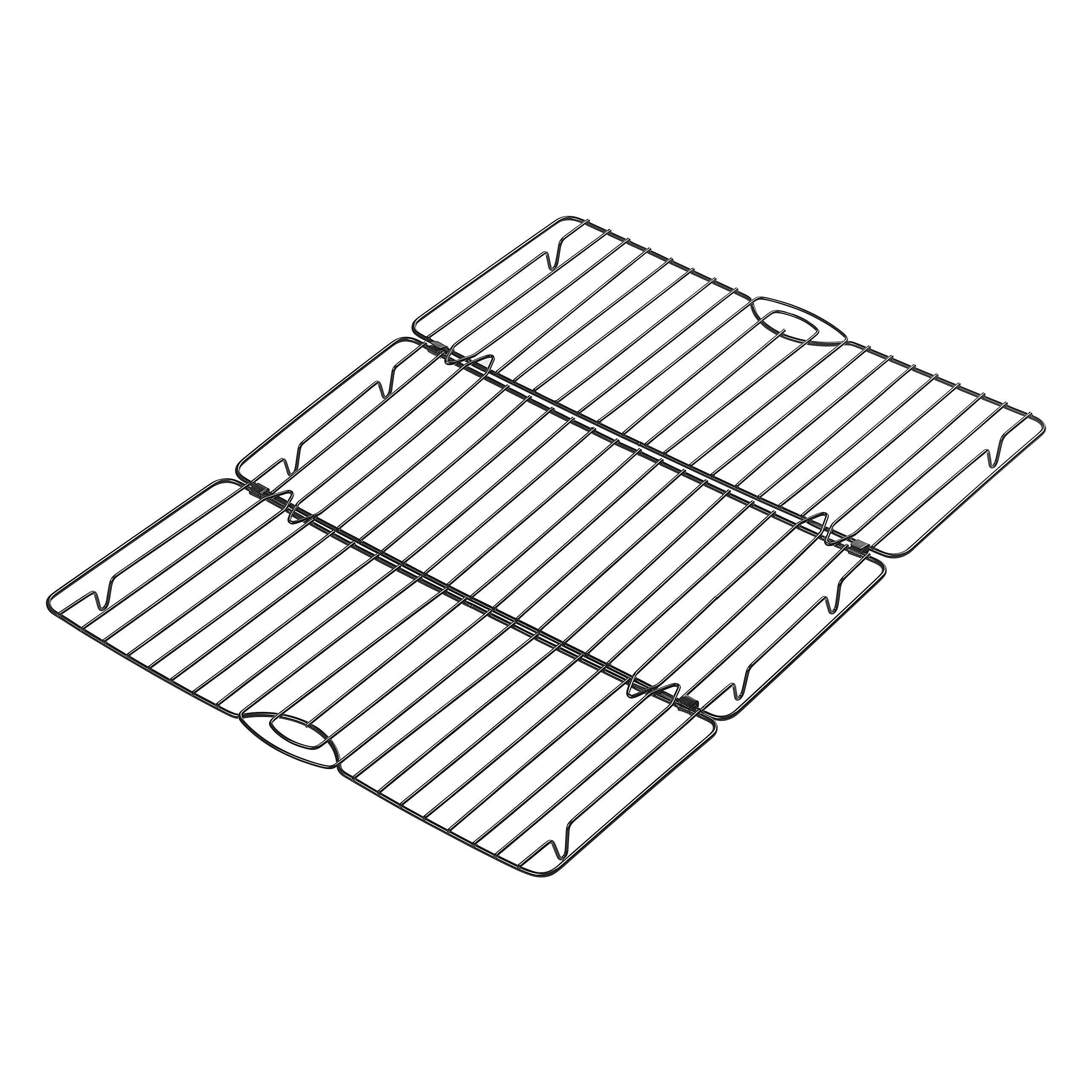 Tala Non-Stick Rectangular Folding Cake Cooling Rack 45 x 32cm, Durable & Space-Saving Design for Cakes, Muffins & Biscuits