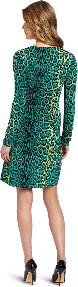 bcbg green wrap dress