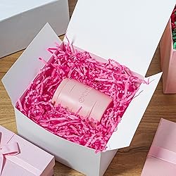 Mefleet 1 LB Crinkle Cut Paper Shred Filler Pink