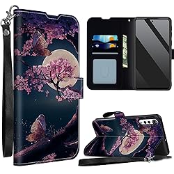 SROJDHFJB Sakura Moon Butterfly for LG Velvet 4G/5G
