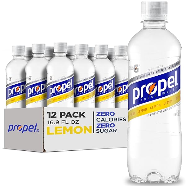 PROPEL ELECTROLYTE ENHANCED WATER SPORTS DRINK, LEMON FLAVORED...
