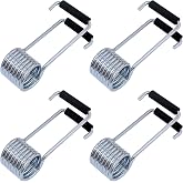 4 Packs Universal Butterfly Spring Door Closer Self-Closing with Rubber Bumpers, Fit for Door Butt Hinge Pins