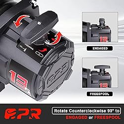 OPENROAD 13500 lb Recovery Winch with Synthetic