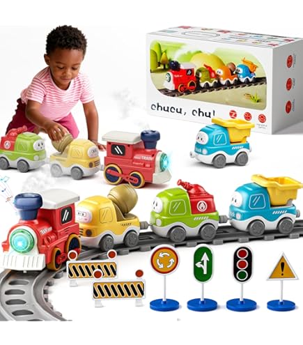 Amazon.com: NKOK Junior Racers RC My First Choo-Choo Train : Toys