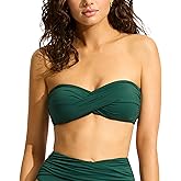 Seafolly Womens Twist Bandeau Bikini Top Swimsuit Swimwear