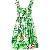 The Children's Place girls Floral Smocked Babydoll Dress