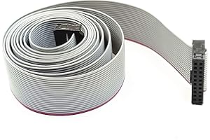 BLS 2.54mm Pitch IDC 20-Pin F/F Connector Extension Flat Ribbon Cable 150cm Length