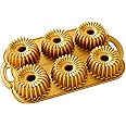Nordic Ware Brilliance Bundtlette, 5 Cup, Gold