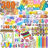 300PCS Premium Party Favors for Kids 5-12, Assortment Toys Kids Prizes,Birthday Gift Bulk Toy, Goodie Bag Stuffers,Treasure Box Toys for Classroom Prizes Pinata Stuffers for children
