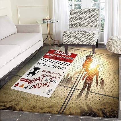 Amazon Com Zombie Decor Dining Room Home Bedroom Carpet