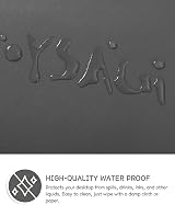 YSAGi Non-Slip Desk Pad 60x35 cm Waterproof PVC Leather Desk Protector view 4