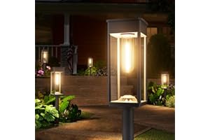 NEWMESSI 8 Pack Bright Solar Pathway Lights Outdoor,IP65 Waterproof Auto On/Off Solar Garden Light Path Lights Solar Powered for Outside Yard Path Lawn Walkway Driveway Landscape Lighting Patio Decor