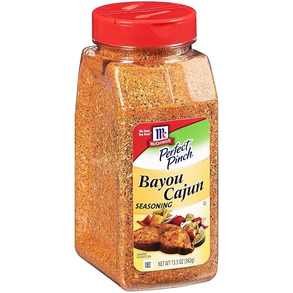 MCCORMICK PERFECT PINCH BAYOU CAJUN SEASONING, 13.5 OZ