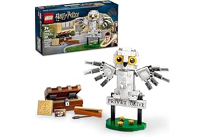 LEGO Harry Potter Hedwig at 4 Privet Drive, Buildable Fantasy Toy with a Harry Potter Owl Figure, Harry Potter Toy for Independent Play, Harry Potter Gift Idea for Girls, Boys and Kids Ages 7+, 76425