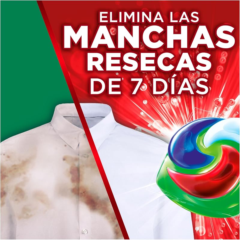 PODs Platinum, Detergente Líquido En Cápsulas + Poder Quitamanchas Cápsulas, 70 Lavados