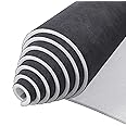 Babnecl Suede Auto Headliner Fabric 56" L × 60" W with Foam Backing - Tube Packaging -Dark Grey Interior Replacement Material for Car/Truck/SUV/RV Roof - Home Repair/DIY Headliner Material