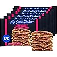 My Cookie Dealer Soft Baked Cookies, Strawberry Toaster Pastry (6-Pack, 4oz Cookie) - Strawberry Pop-Tarts & White Chip Batter, Filled with Strawberry Jam - Individually Wrapped Travel Snacks