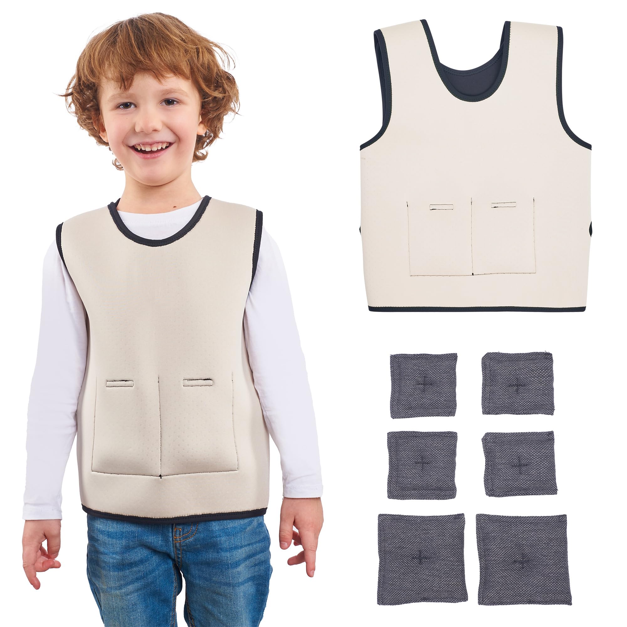 Adjustable Infant Weighted Vest | Deep Pressure Comfort | For Kids With ADHD | Sensory Clothes