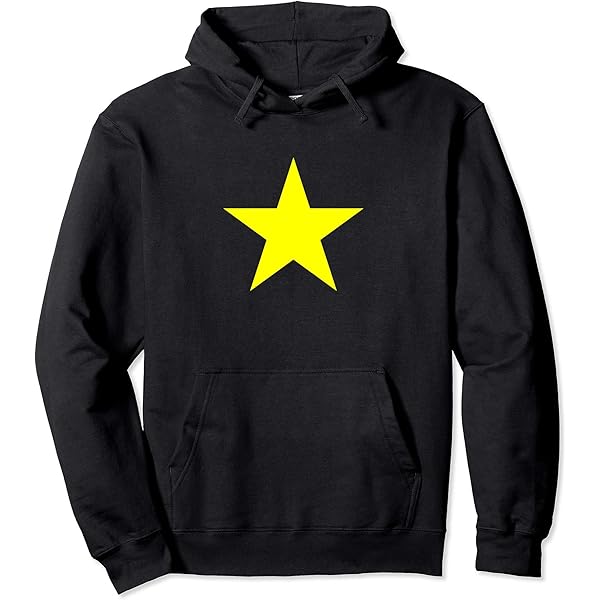 Amazon.com: Yellow Star on Multiple Colors Zip Hoodie