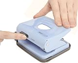 Rapesco 1359 825 2-Hole Metal Punch 25 Sheet Capacity Powder Blue view 3