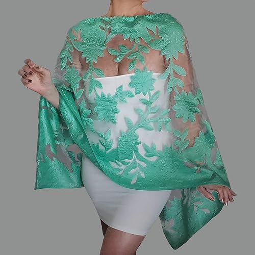 plus size evening shawl