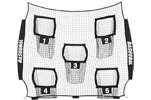 BaseGoal Football Replacement Net(NET ONLY),Heavy Duty Knotless for Football Throwing Training, Improve QB Throwing Accuracy