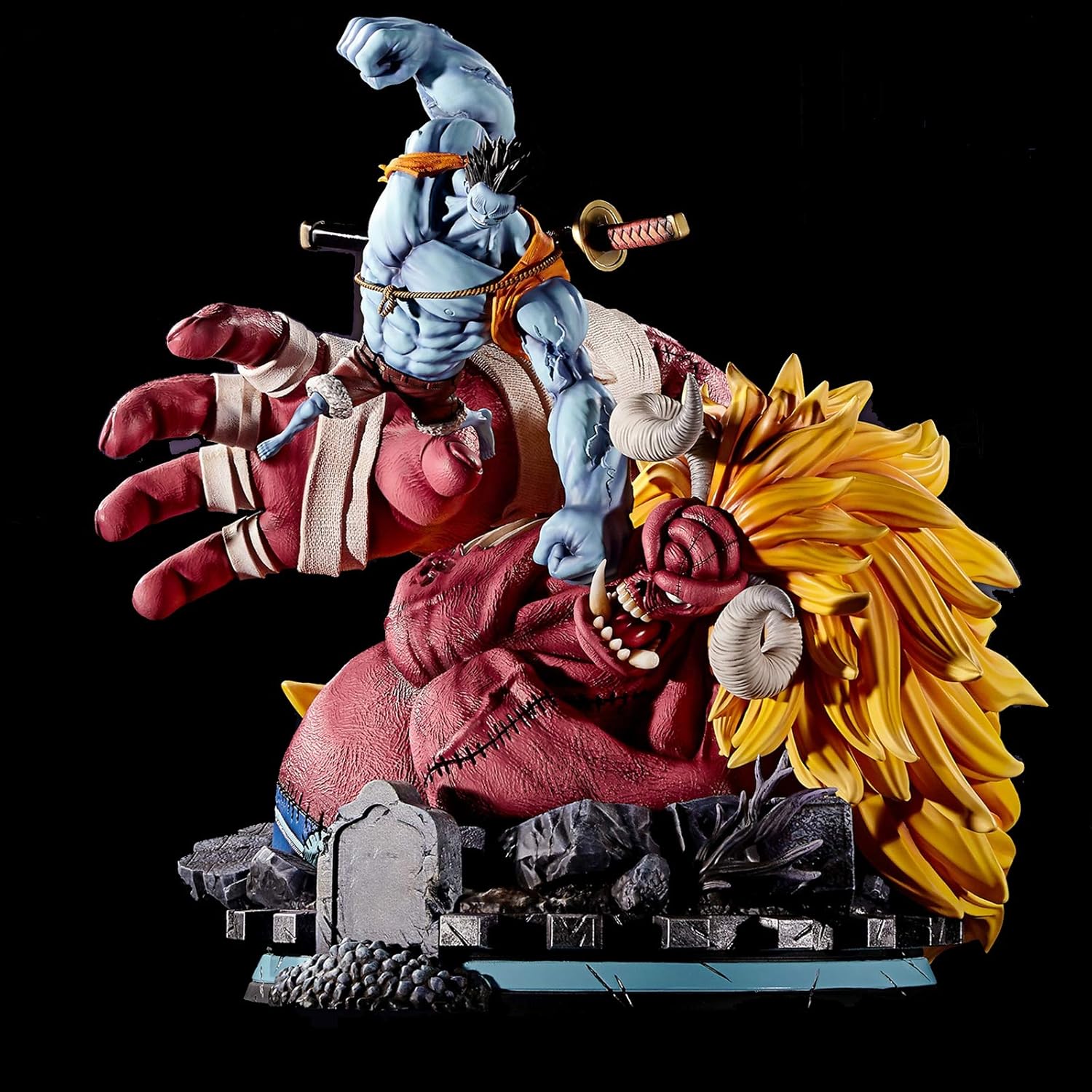 Amazon Com Deliya One Piece Luffy Vs Oars Fight Figure Gp Studio Special Limited Edition Sports Outdoors