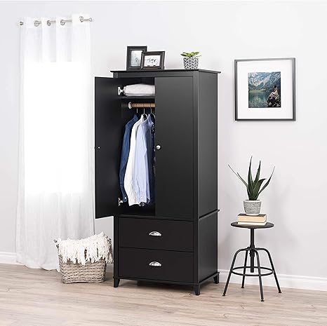 Amazon Com Prepac Yaletown Armoire 31 5 W X 72 H X 21 D Black Furniture Decor Amazon Com Prepac Yaletown Armoire 31 5 W X 72 H X 21 D Black Furniture Decor
