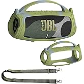 JCHPINE Silicone Cover Case for JBL Charge 5 Portable Bluetooth Speaker, Protective Skin Holder for JBL Charge 5 Speaker Accessories (Camouflage Case, NOT Fit Wi-Fi Version)