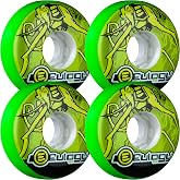 Eulogy Wheels Pro Eric Schrijn Retro Aggressive Inline Roller Skate Wheels Green 4pk