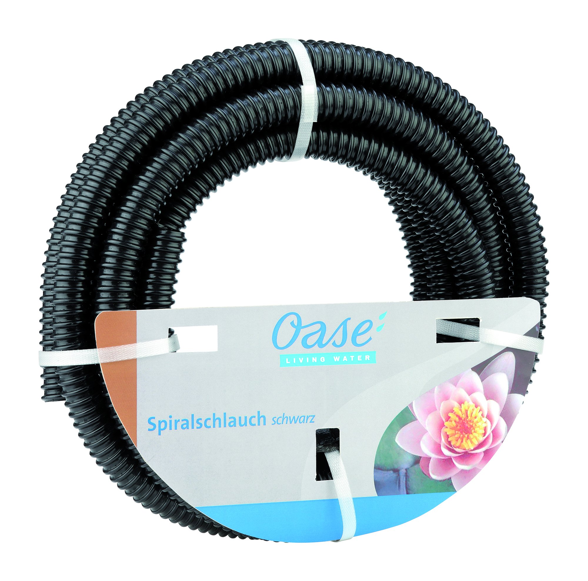 Oase Spiral Hose 1 1/2 Inch 5 m PVC Material Suitable for 1 Bar (Operating Pressure) Black