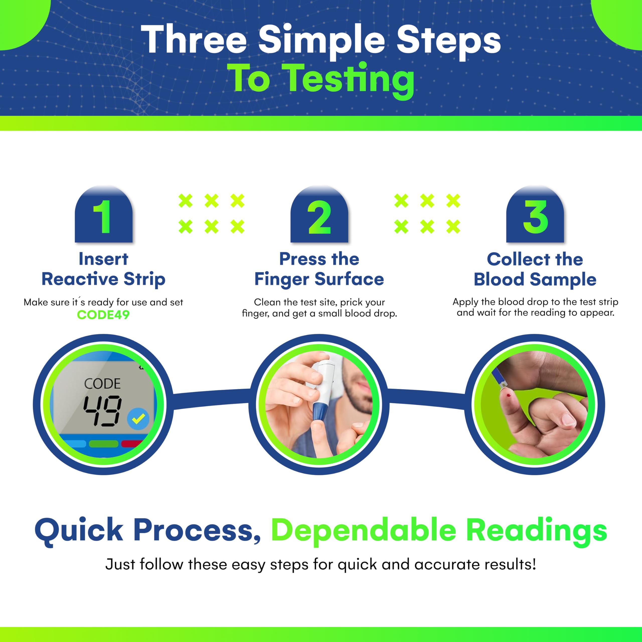 TruePoint Blood Glucose Test Strips – 50 Count – Compatible with Ultra, Ultra2, UltraMini & UltraSmart Meters – Glucose Strips for Blood Testing for Home Use