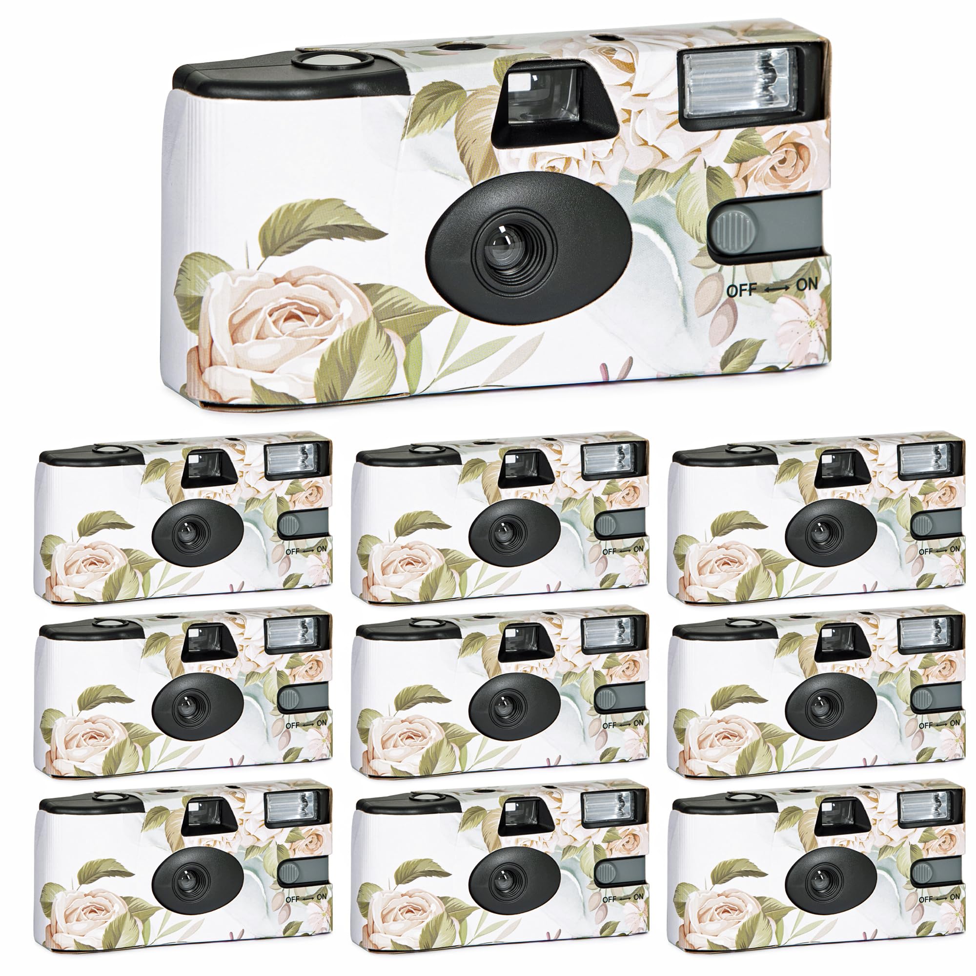 Photo 1 of 1Shot Disposable Camera Bulk - 10PCS Wedding & Party Film Camera - ISO400 35mm