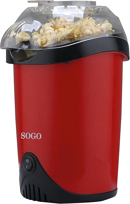Sogo Palomitera sin aceite 1200W: Amazon.es: Hogar