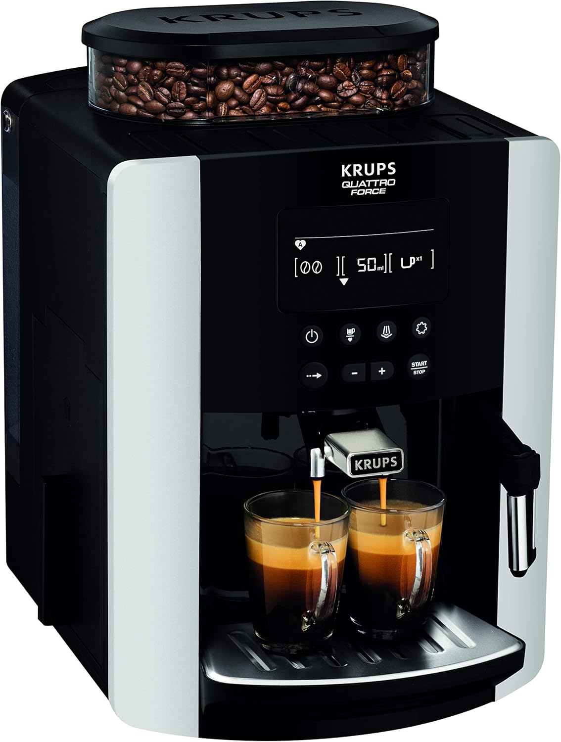 Krups Arabica Digital, Bean to Cup, Coffee Machine, Silver, Automatic Amazon.co.uk Kitchen & Home