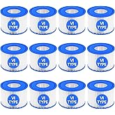 SORSWEET 12 Pack Type VI Hot Tub Filter Cartridge Compatible with Lay-Z-Spa, Coleman SaluSpa 90352E 58323 90427E