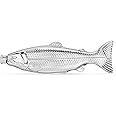 Foster & Rye Trout Flask - Fish Flask Stainless Steel with Screw On Cap - Funny Flasks for Men - Holds 4oz Set of 1