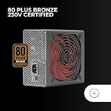 Mars Gaming MPB850M 850W Modular ATX Power Supply 80Plus Bronze Silent AI-RPM view 3