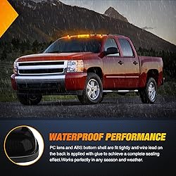 Nilight LED Cab Marker Lights 3 PCS Roof Running