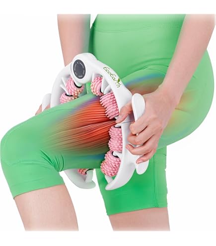 Rouleau Massant Anti-cellulite – Grattoir Manuel Pour Jambes, Ventre, Bras – Modelage Tissus Profonds – Pour Femmes, Hommes, Seniors