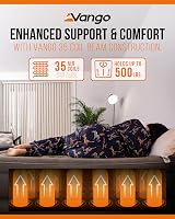 Vango Blissful Double Airbed with Built in Electric Pump 191x140x46 cm view 6
