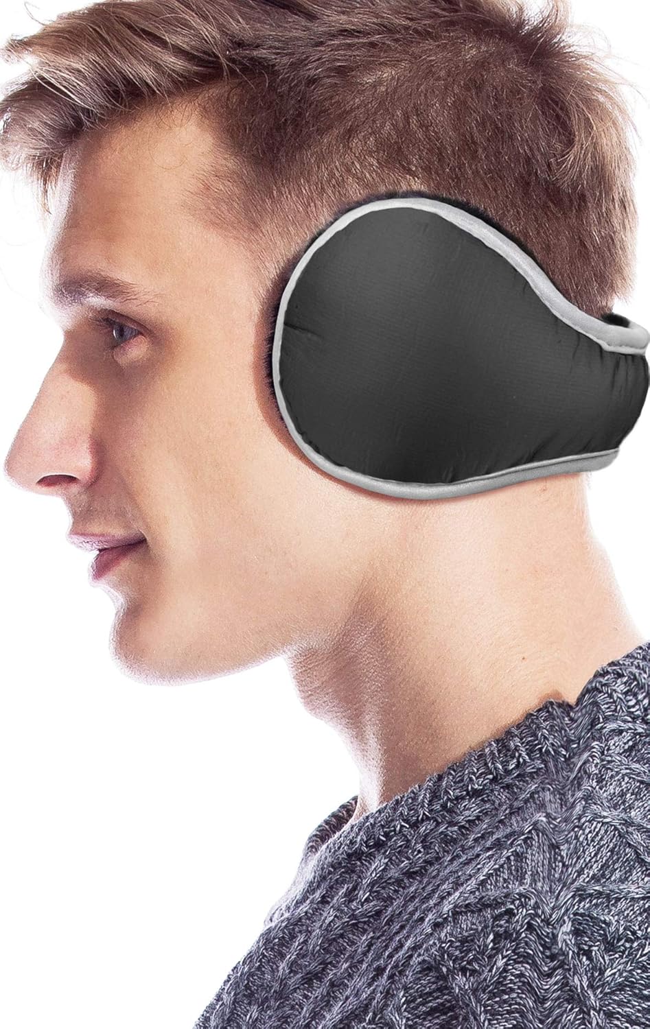 Dimples Excel Unisex Knitted Ear Muffs Foldable Ear Warmers Outdoor